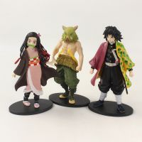 1PC Anime Demon Slayer Figure Kimetsu No Yaiba Action Figure Kamado Tanjirou Nezuko PVC Model Toys Gift Zenitsu Figurine Inosuke