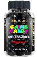 Alpha Lion Gains Candy Nitrosigine (60 Capsules) Enhance your physical performance a patented complex that supports long-lasting increased pumps, nitric oxide production, cognitive focus improves blood flow preworkout