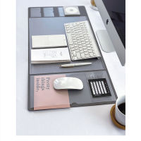 Office Multifunction Desk Mat Computer Mouse Pad Waterproof PU Leather Desk Mat Computer Mousepad Keyboard Table Cover 700X328MM