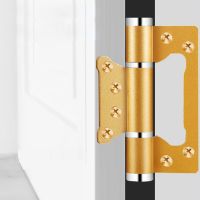 Hydraulic Self Closing Buffer Hidden Wooden Door Closer Automatic Door Closing 1 piece installed Spring Invisible Door Hinge