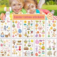 【hot】✱  10 Pack Fake Stickers Cartoon Temporary Tattoos Kids Arm for Easter Egg Fun