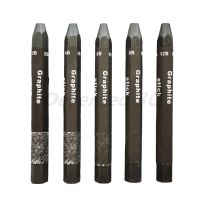 Graphite Sticks Water Soluble Artist Sketching Shading Pencil Hexagon Shape 5pcs