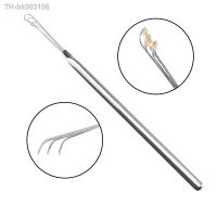 ♈ Stainless Steel Ear Pick Wax Remover Curette Ear Scoop Spoon Portable Double-ended Spiral Design Earwax Clean Tool Health Care