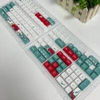 127 Keys Coral Sea Keycaps Xda Cherry Profile Pbt Keycap Custom Mechanical Keyboard Individual Key Cap for Mx Mechanical Switch