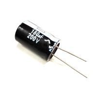 2pcs 180uF 200V 180MFD 200WV Aluminum Electrolytic Capacitor 16x25mm Radial