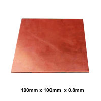 Premium T2 99.9% 100x100x0.8mm DIY Copper Shim Heatsink thermal Pad for Laptop GPU CPU VGA Chip RAM  and LED Copper Heat sink Graphics Cards