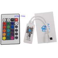 【▼Hot Sales▼】 yulibu74040703 แอลอีดีไวไฟมหัศจรรย์ Rgb / Rgbw Dc12v ควบคุมมินิ Wifi 24คีย์ Ir ควบคุมระยะไกลสำหรับแถบไฟ Led Rb/rgbw