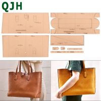 1 Set of Classic Vintage Tote Bag Pattern Drawing Acrylic Template DIY Handmade Leather Goods Handheld Bag Kraft Paper Pattern