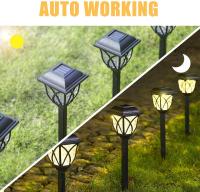 Solar Pathway Lights Outdoor LED Solar Garden Lights Waterproof Solar Landscape Lights for Lawn Patio Yard Garden Walkway