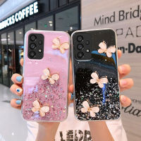 เคสโทรศัพท์ Samsung A53 A23 A13 A33 A73 A03S A02S 5G คริสตัลผีเสื้อประดับเลื่อมท้องฟ้าดาวแวววาวเคสโทรศัพท์อ่อนใสสำหรับ Samsung Galaxy A53 A23 A13 A03S เคสฝาหลัง