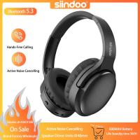 ZZOOI Siindoo JH-ANC918B Active Noise Cancelling Wireless Headphone Over Ear With Mic HiFi Stereo Headset Deep Bass BT 5.3 for PC TV