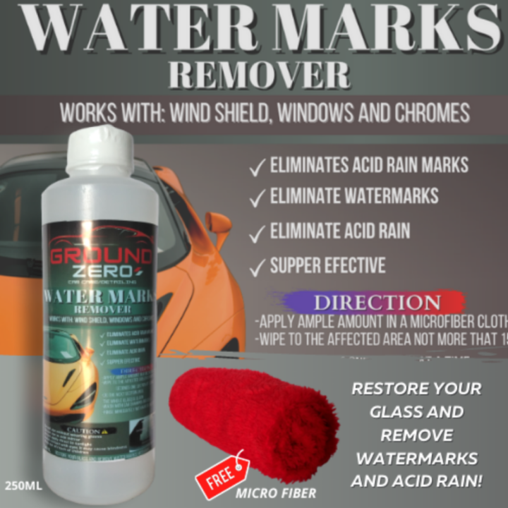 TOTER Water marks remover(acid rain remover) 250ML glass care for car