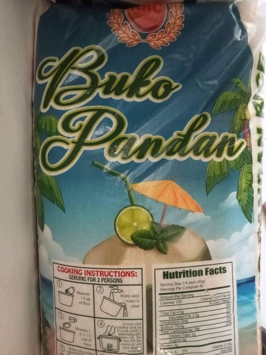 Buko Pandan Rice 25kg | Lazada PH