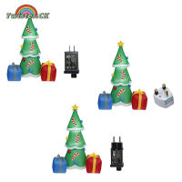 Twister.CK 6ft Inflatable Christmas Tree With LED Lights Outdoor Decorations For Holiday Garden Indoor Patio Lawn