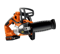 BLACK+DECKER เลื่อยโซ่ไร้สายพร้อมแบตเตอรี่ 20V รุ่น GKC1820L20-QW