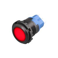 High current Reset spdt latching plastic dot illuminated 220v led light 22mm push button switch Push Button