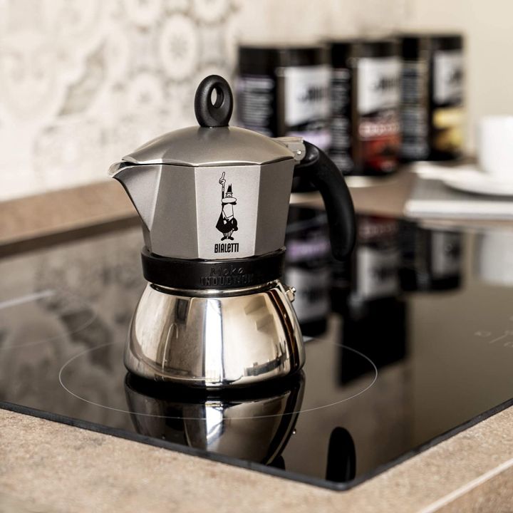 How to make coffee with an aluminium Bialetti on an induction