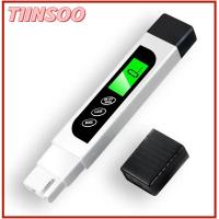 TIINSOO หน้าจอแบ็คไลท์ขนาดใหญ่ ปากกาทดสอบคุณภาพน้ำ แบบ3 in 1 เครื่องวัดค่า TDS, EC และอุณหภูมิ มือถือแบบมือถือ ชุดทดสอบน้ำดิจิตอล น้ำดื่มดื่มน้ำ