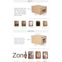 Shoe Box High quality thickened hardened carton Paper Shoes Storage Box 20Pack Shoe Box Drawer Simple Paper Box