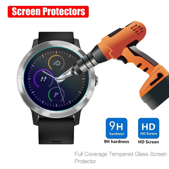 premium-2-5d-9h-curved-tempered-glass-protective-films-clear-screen-protectors-for-garmin-vivoactive-3-smart-watch-replacement-parts