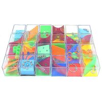 Patience Games 3D Cube Puzzle Maze Toy Hand Game Case Box Fun Brain Game Challenge Toy Balance Educational Toy for Children Gift