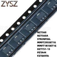 100PCS SOT223 NZT560 NZT560A STN3NF06L MMFT2955ET1G MMFT1N10ET1G DZT751-13 PZTA44 FZT849TA Electronic components