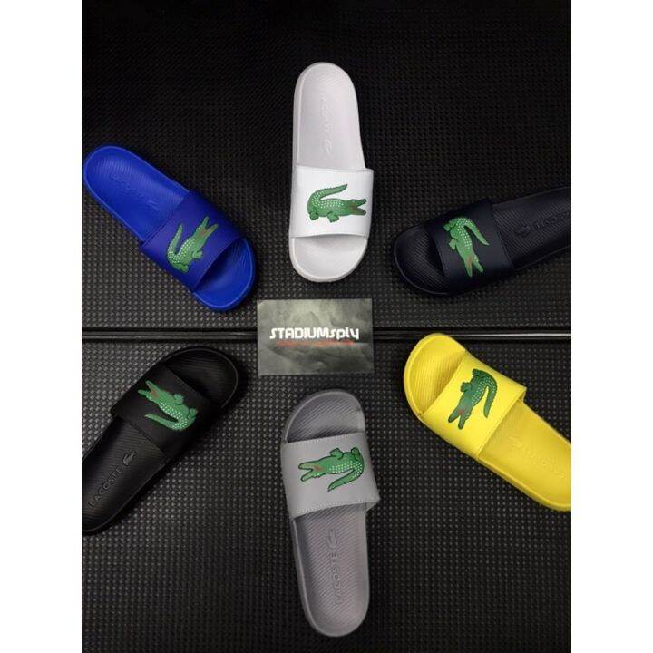 LACOSTE COMFORT SLIDES FOR MEN TOP GRADE PREMIUM QUALITY OEM SANDALS