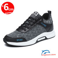 Sports Sneakers Man Elevator Shoes Height Increase Insole 6cm Taller Men Leisure Fashion Shoes