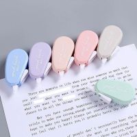 Morandi Mini Transparent Correction Tape Suit Solid Color Translucent Corrector Kids Student Altered Tape School Office Supplies Correction Liquid Pen