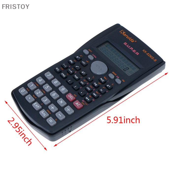 fristoy-เครื่องคิดเลขวิทยาศาสตร์จอ-lcd-ดิจิทัลจอแสดงผลอเนกประสงค์แบบมือถือ