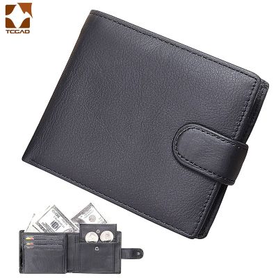 Mens wallet made of genuine leather wallet Short Hasp carteira masculina Purse 2021 luxury male billetera hombre erlek czdan