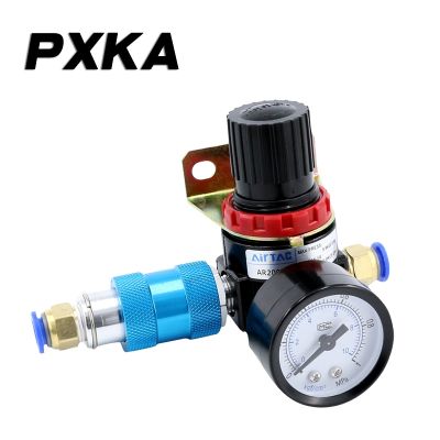 Free shipping Air compressor air pressure reducing valve air pump gas pressure regulating valve AR2000 adjustable