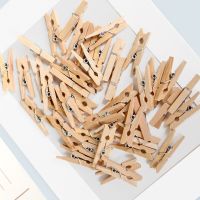 1/3/5/10pcs Mine Size 25mm Mini Natural Wooden Clips For Photo Clips Clothespin Craft Decoration Clips Pegs