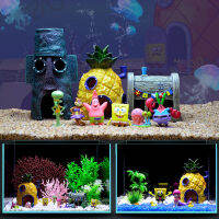 1 Set Aquarium Accessories Fish Tank Decoration Fish Hideout House Reptile Hole Shelter Cave Cute Dolls Ornament