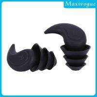 【health】 [MAXIVOGUE]Noise Reduction Ear Plugs Silicone Sound Blocking for Sleep Snoring Swimming