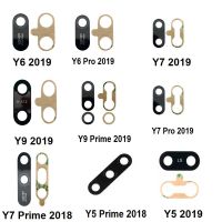 1ชิ้นของใหม่ดั้งเดิมเหมาะสำหรับ Y8 Y7 Huawei Y5 Y6 Y9รุ่น Prime Pro กล้องหลัง2018 2019หลังพร้อมกาวติดสติกเกอร์