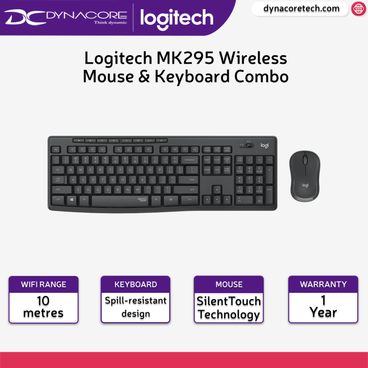Logitech MK295 Wireless Mouse & Keyboard Combo Lazada Singapore