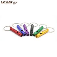 5PCS 10PCS Mini Aluminum Alloy Whistle Keyring Keychain For Outdoor Emergency Survival Safety Sport Camping Hunting Random Color Survival kits