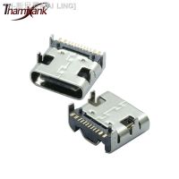 【CW】❂☸  10pcs/lot Type C 16Pins Socket USB 3.1 Type-C Female Placement SMD DIP for PCB Design Current Charging