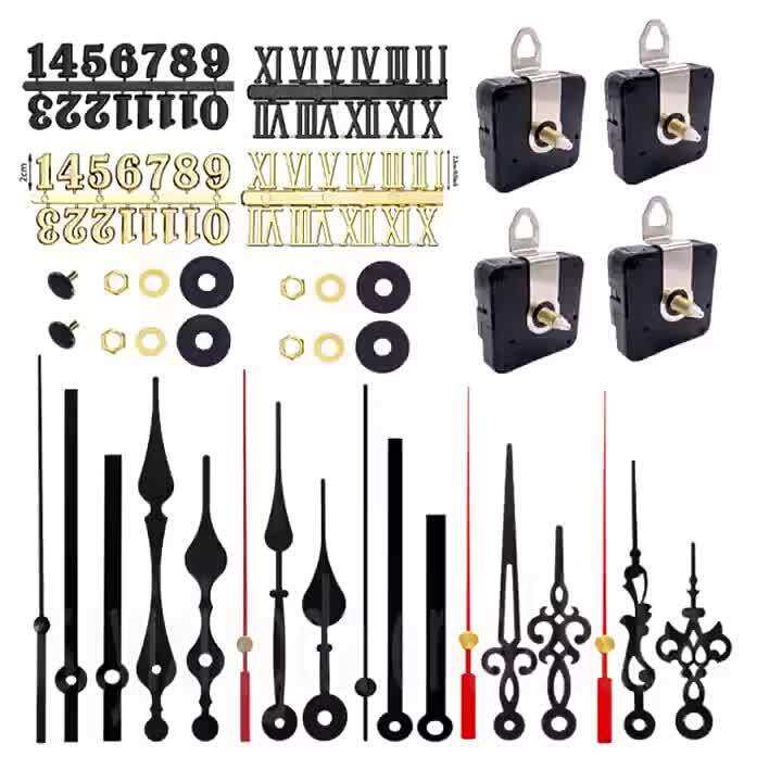 DIY Watch Movement Combination 4 Set of Second Sweeping Wall Clock