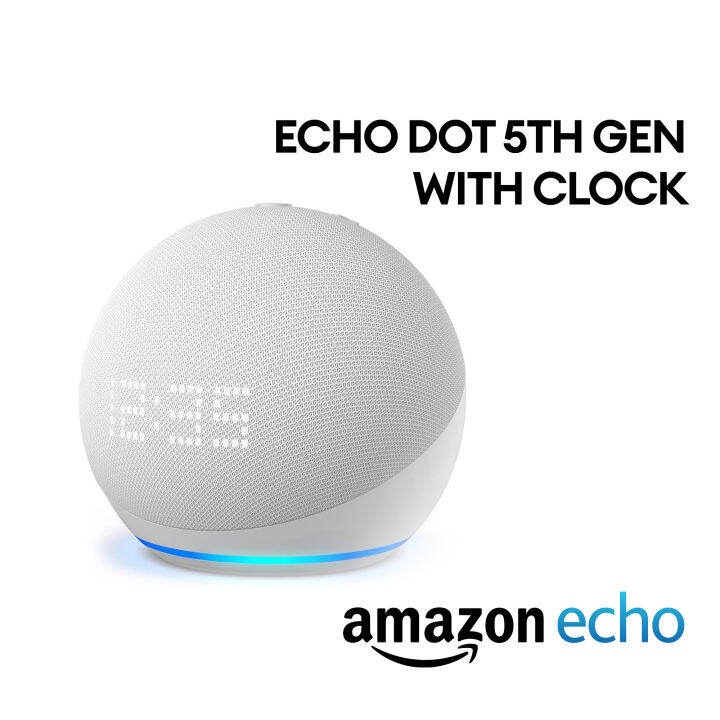 Amazon Echo Dot 4th and 5th Gen With Clock and Alexa / Echo Dot 4 Smart ...