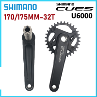 SHIMANO FC-U6000-1 CRANKSET 2ชิ้น1x1 1/10/9-Speed 170มม. 175มม. 30T 32T แนะนำวงเล็บด้านล่าง MT501ชิ้นส่วนเดิม