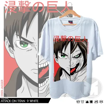 Attack on Titan Eren Final Shingeki No Kyojin Anime AOT Tshirt T