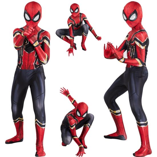 Bộ áo liền quần hóa trang nhân vật spiderman phong cách far from home cho - ảnh sản phẩm 2