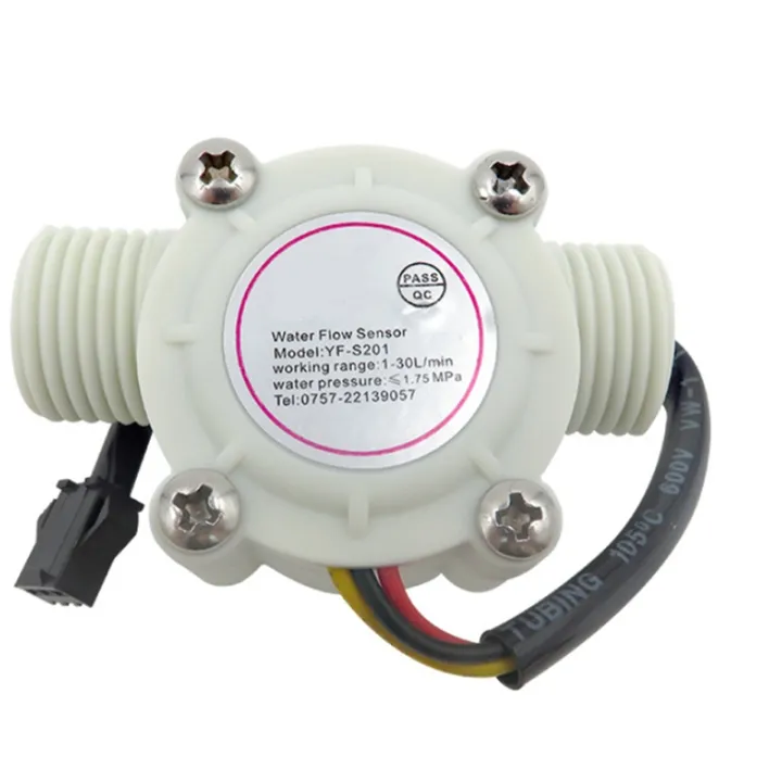 Dc5 18v Water Flow Sensor Flowmeter Hall Flow Sensor Water Control Liquid Flow 1 30lmin 20mpa 4719