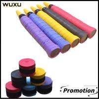 WUXU 5pcs Color Random มืออาชีพ สีสัน คุณภาพสูง ดูดซับเหงื่อ กันลื่น โอเวอร์กริปไม้เทนนิสแบดมินตัน อุปกรณ์กีฬา