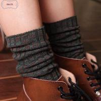 BULITE Colorful Retro Warm Winter Lady Long Loose Socks Thermal Cotton Yarn Thickening Knitted