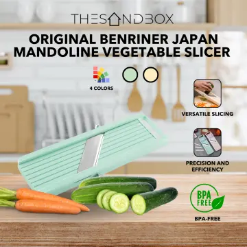 SOONEAR Mandoline Slicer for Vegetable, Fruit [Made in Japan] Kitchen  Peelers Japanese Stainless Steel Blade