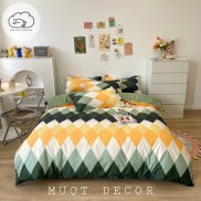 Chăn ga gối cotton poly Mượt Decor chăn ga gối cotton Hàn Quốc đủ màu đủ