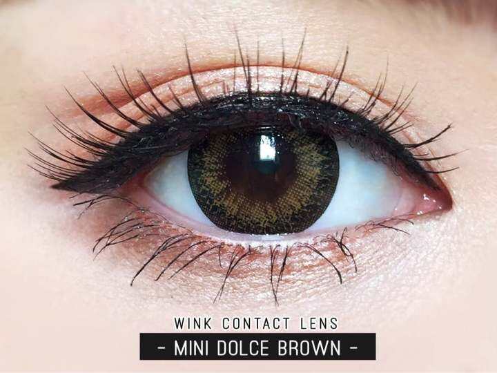 คอนแทคเลนส์-wink-lens-mini-dolce-gray-brown-ค่าสายตา-0-00-ถึง-10-00